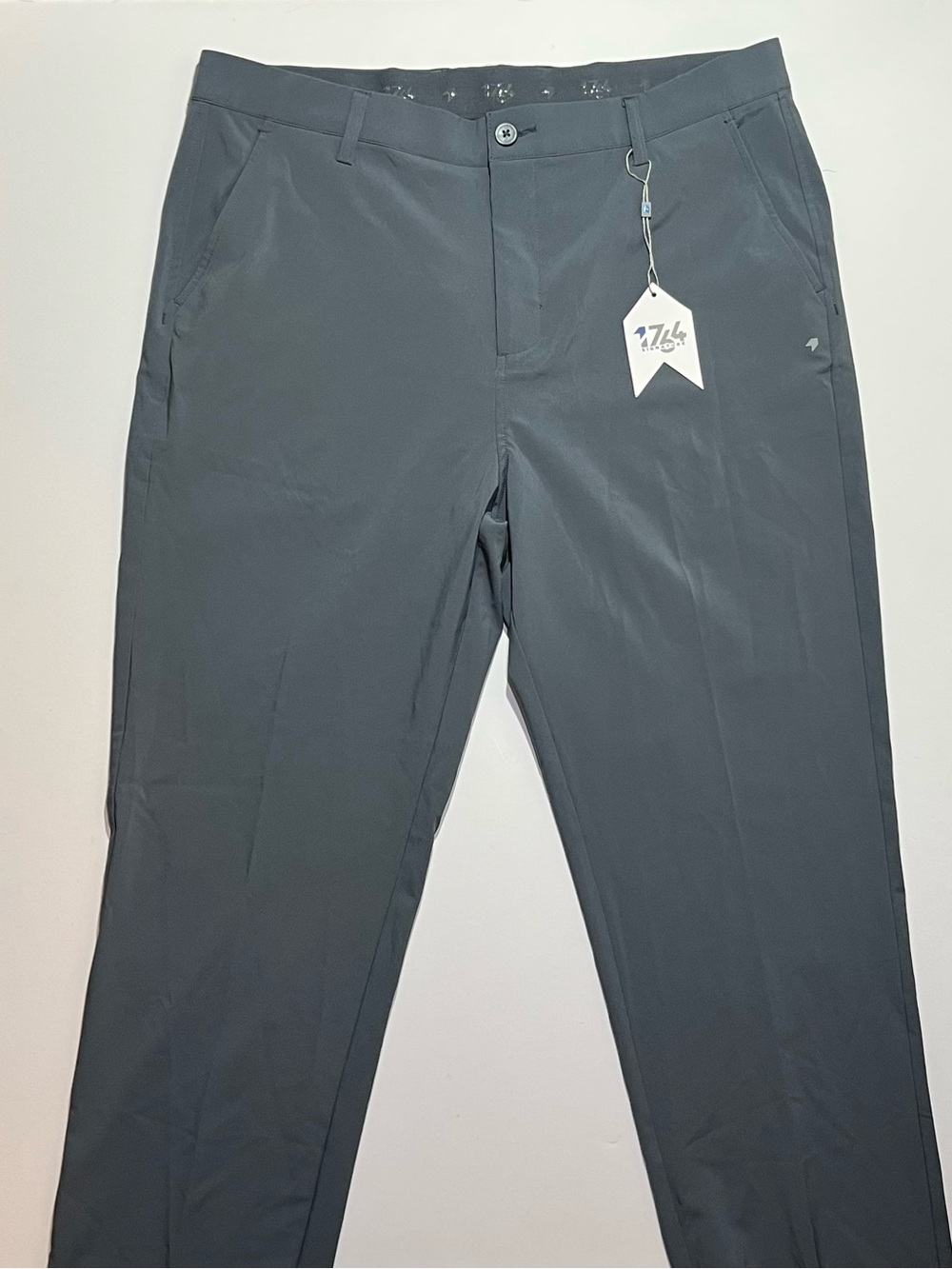 NWT 1764 Signature Straight Leg Chino Golf Pants, 36x34, Gray